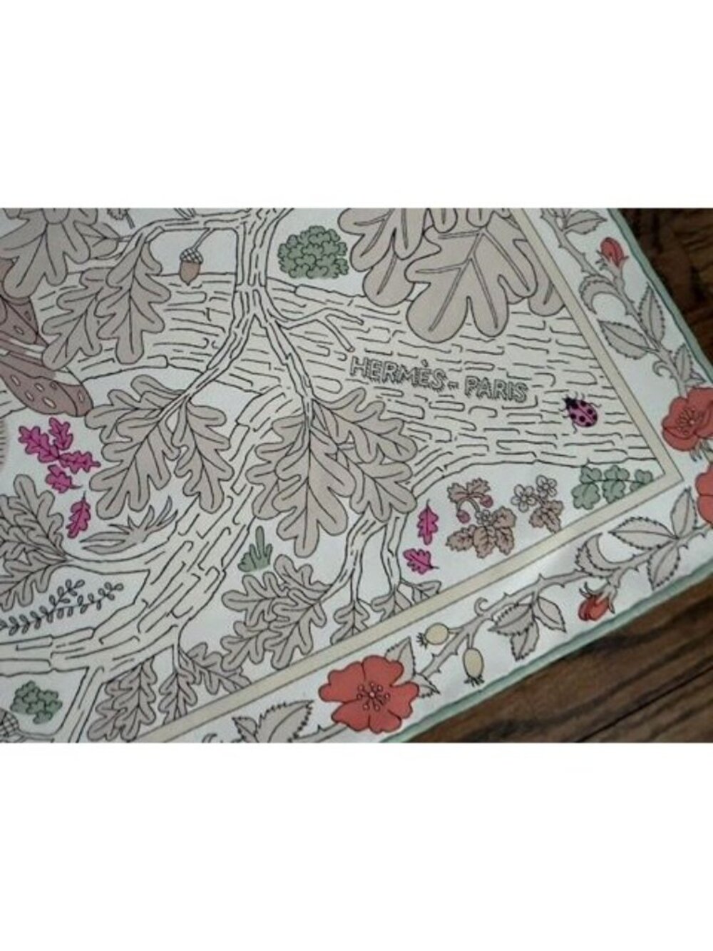 Hermès Dans les Bras de Selene Silk Scarf - Picture 7 of 7